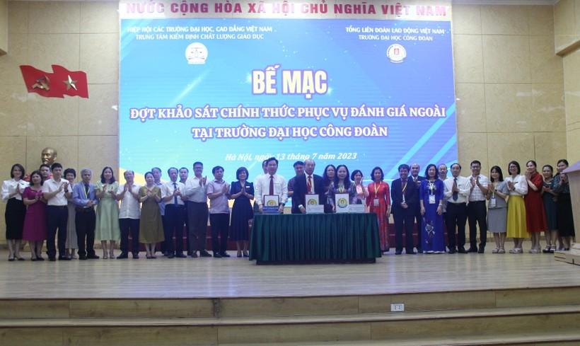 Trường Đại học Công đoàn hoàn thành đánh giá ngoài chu kỳ 2 ảnh 6