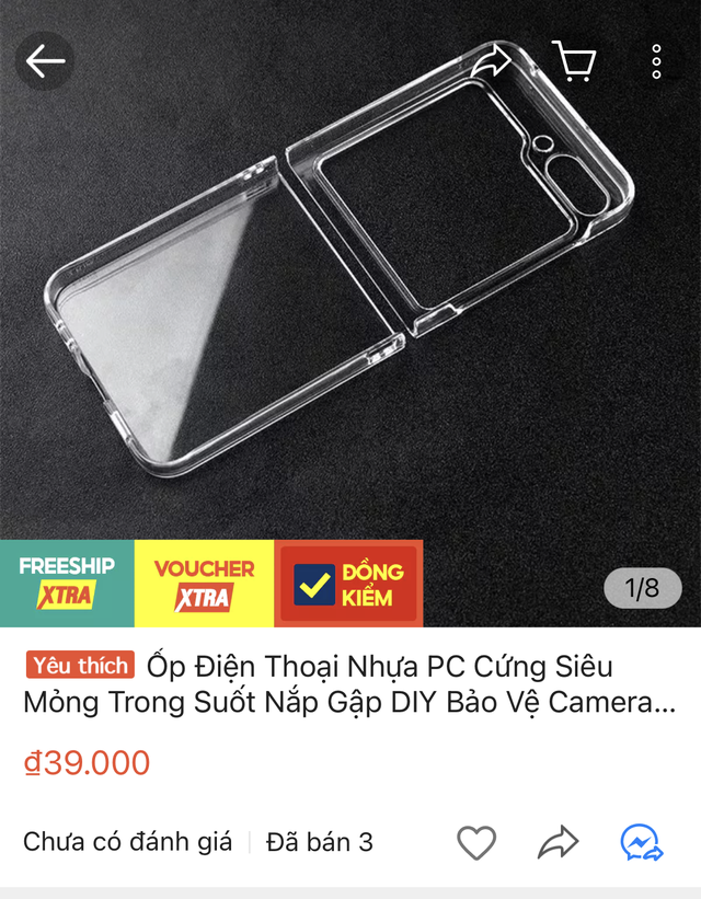 Máy còn chưa ra mắt, nhưng phụ kiện cho Galaxy Z Fold5 và Flip5 đã bán tràn lan trên Shopee - Ảnh 3.