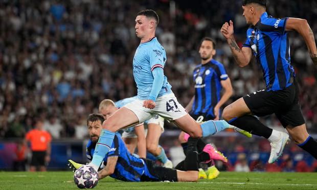 Phil Foden chứng minh giá trị của mình trước Inter Milan trong trận chung kết Champions League.  Ảnh: AFP