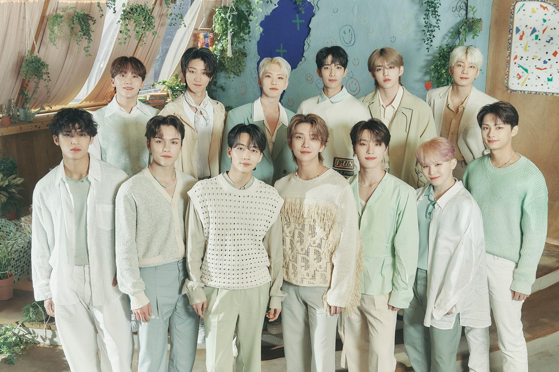 Seventeen là nghệ sĩ có album đạt doanh số cao nhất Kpop trong năm 2023. Ảnh: