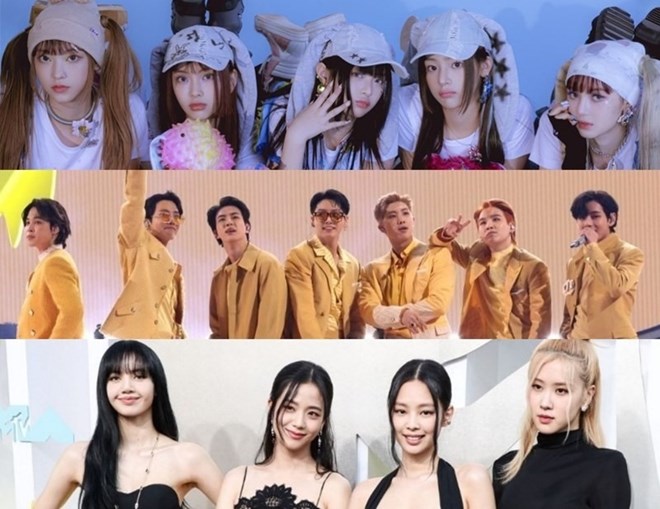 BTS vượt NewJeans, Blackpink trở thành nhân vật giải trí quyền lực năm 2023