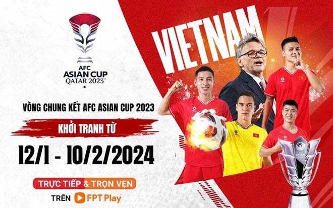 Đội tuyển Việt Nam xếp trên 6 đội về cơ hội vô địch Asian Cup 2023