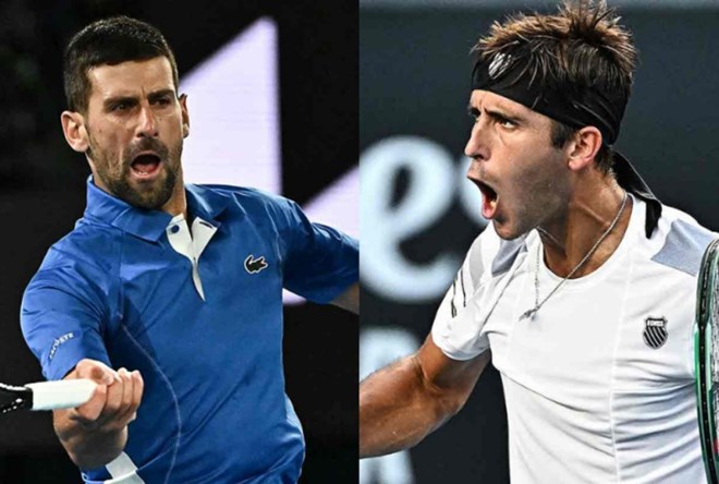 Lịch thi đấu quần vợt 19.1: Djokovic vs Etcheverry