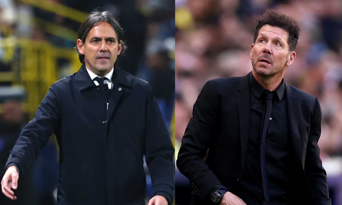 Man đối đầu giữa 2 huấn luyện viên Simone Inzaghi và Diego Simeone cũng rất thú vị. Ảnh: CalcioMercato