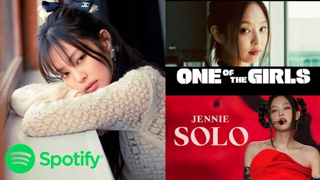 Jennie là nữ nghệ sĩ solo Kpop đầu tiên đạt thành tích đặc biệt trên Spotify