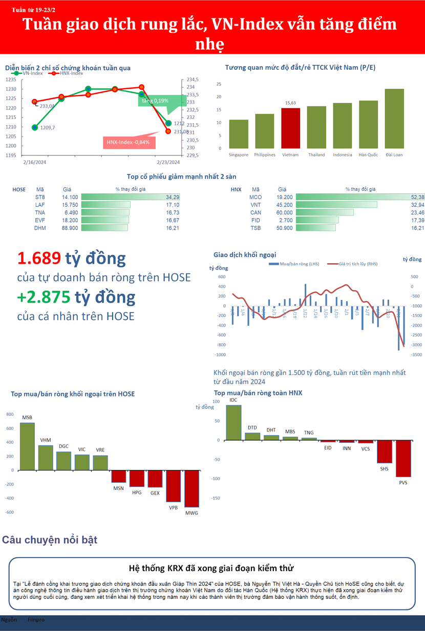 Tuần rung lắc mạnh của VN-Index, nhà đầu tư cá nhân mua ròng gần 2.900 tỷ đồng - Ảnh 2