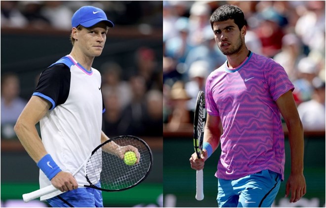 Sinner tái ngộ Alcaraz tại bán kết Indian Wells 2024