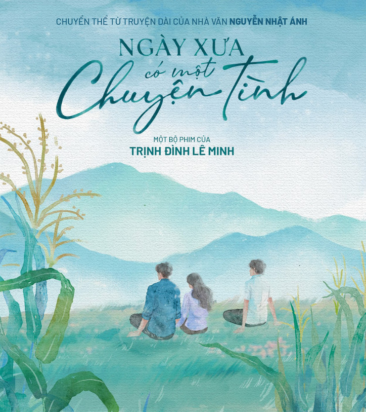 Poster quảng bá dự án phim chuyển thể “Ngày xưa có một chuyện tình” - Ảnh: ĐPCC