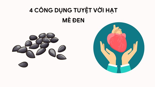 4 công dụng tuyệt vời của hạt mè đen