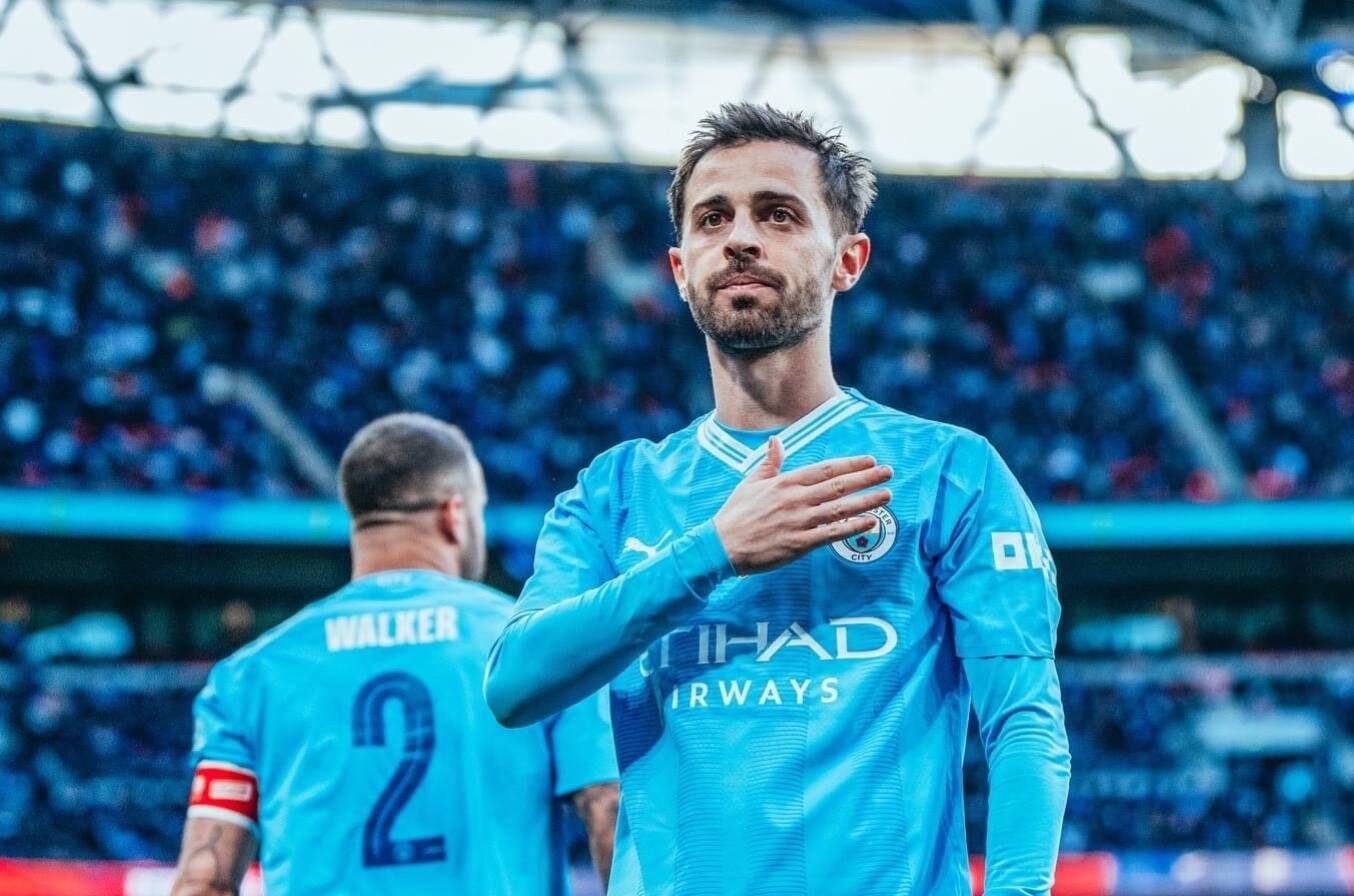 Bernardo Silva ghi bàn thắng duy nhất của trận đấu.  Ảnh: MC