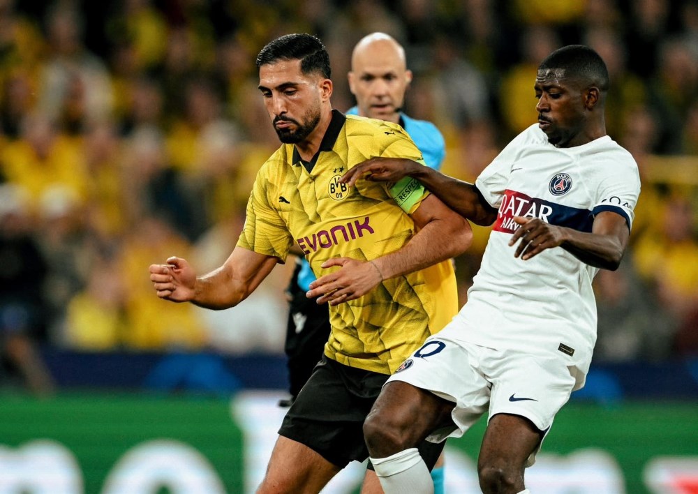 Dortmund giữ cách biệt mong manh trước PSG. Ảnh: BVB.