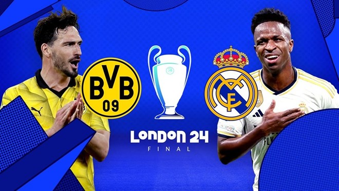 Lịch thi đấu chung kết Champions League: Dortmund vs Real Madrid