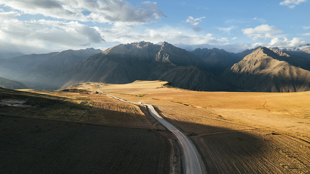 Thung lũng ở Peru. Ảnh: NVCC