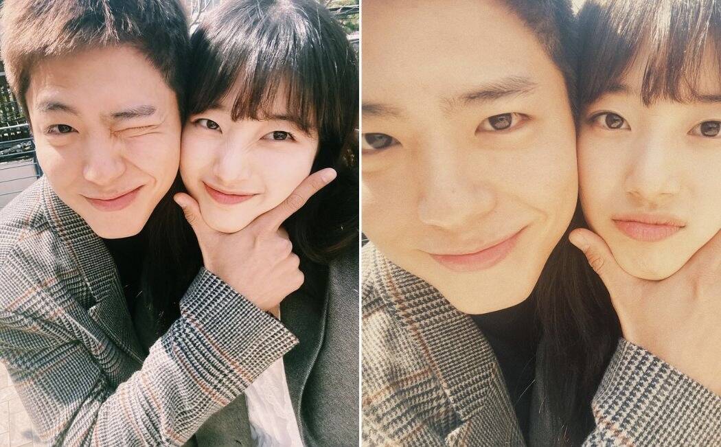 Suzy cũng đăng tải bức ảnh chụp cùng Park Bo Gum. Ảnh: Instagram