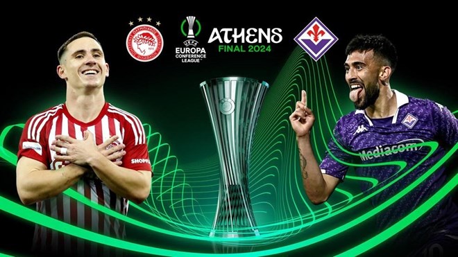 Lịch thi đấu, trực tiếp bóng đá hôm nay 29.5: Olympiakos vs Fiorentina