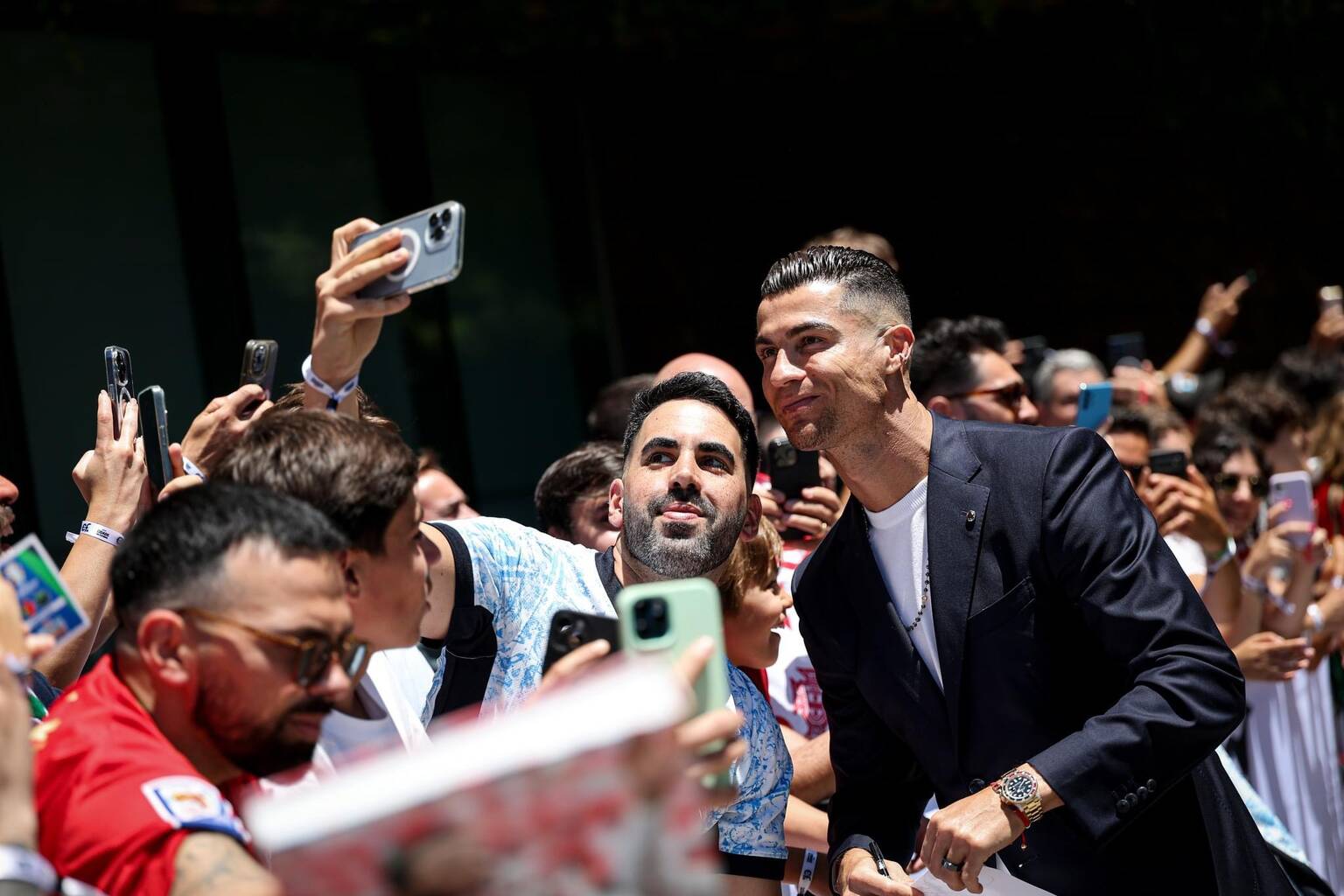 Ronaldo vẫn có sức hút rất lớn tại EURO 2024.  Ảnh: LĐBĐ Bồ Đào Nha