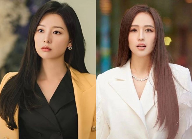 Đi dự cưới Midu, nhan sắc của hoa hậu Việt được ví đẹp như Kim Ji Won