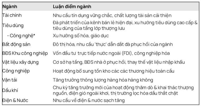 Luận điểm đầu tư của Công ty Chứng khoán Vietcap. Nguồn: Vietcap