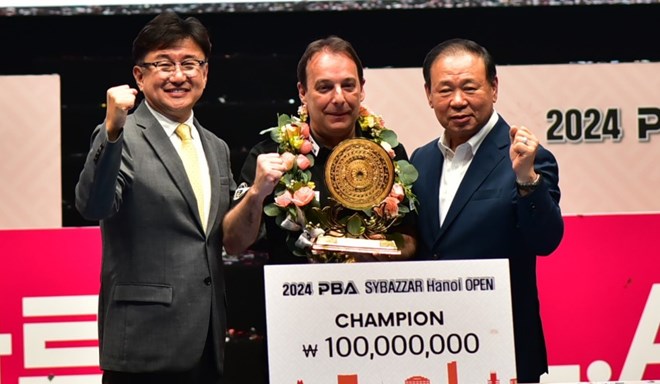 Cơ thủ Tây Ban Nha vô địch PBA Hà Nội Open 2024