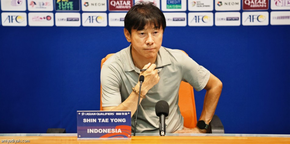 Huấn luyện viên Shin Tae-yong tự tin sẽ cùng tuyển Indonesia gây bất ngờ tại vòng loại World Cup 2026. Ảnh: Arriyadiyah