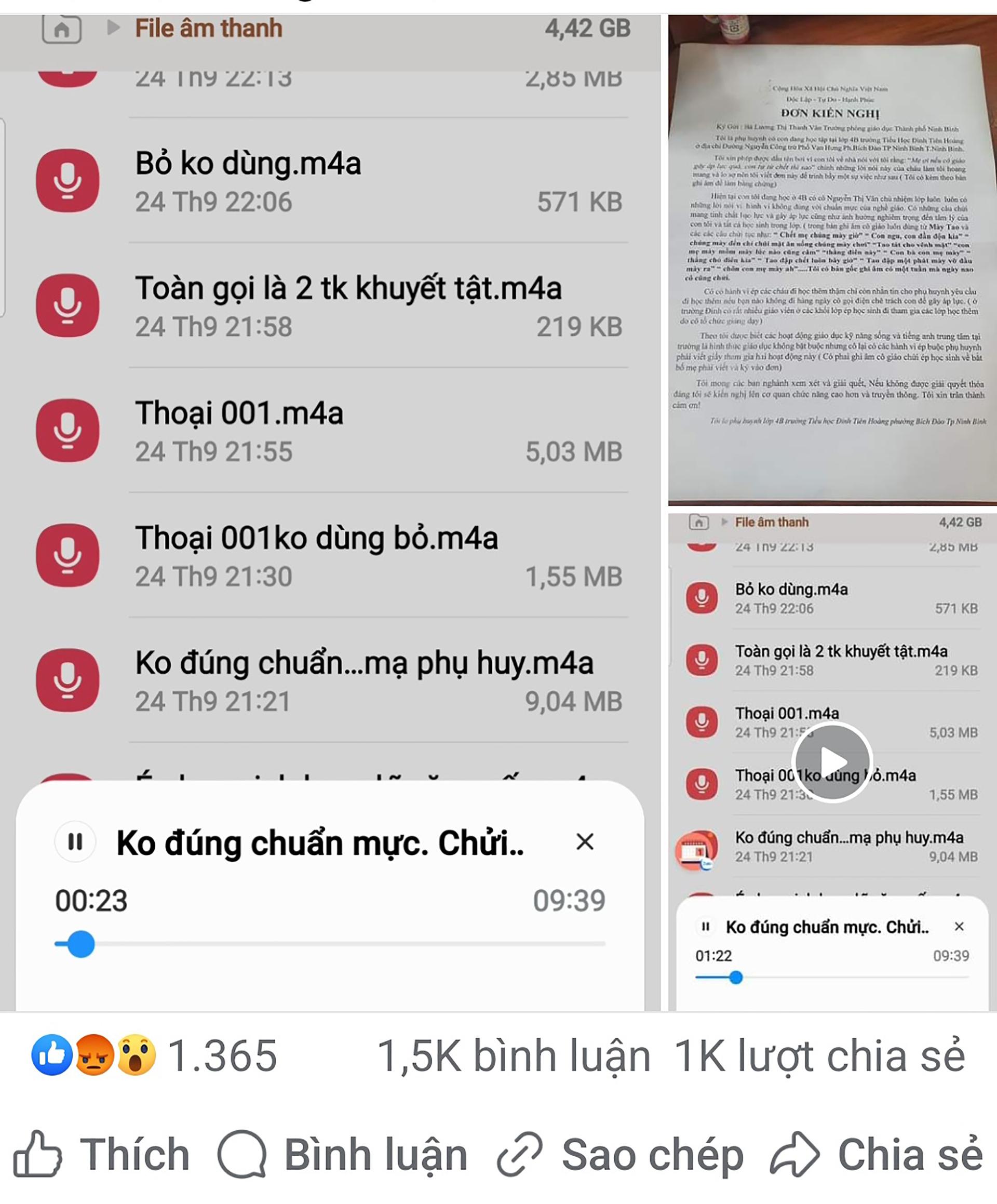 ninh binh tam thoi dinh chi cong tac nu giao vien tieu hoc co loi le thieu chuan muc voi hoc sinh hinh 2