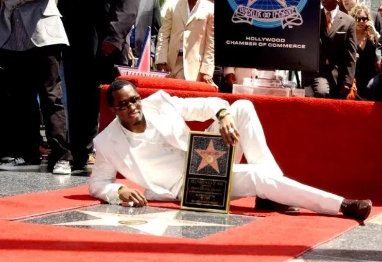 Diddy được ghi danh trên Đại lộ Danh vọng của Hollywood. Ảnh: Mystreetzmag