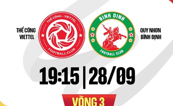 Link xem trực tiếp Thể Công Viettel vs Bình Định, vòng 3 V.League