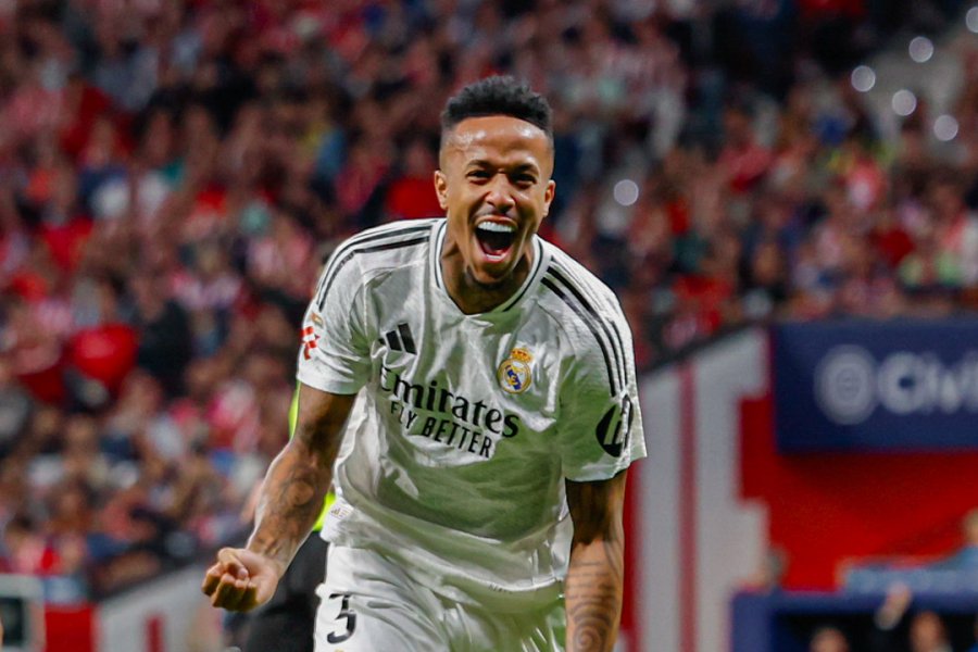 Eder Militao ghi bàn mở tỉ số cho Real Madrid. Ảnh: Real Madric CF