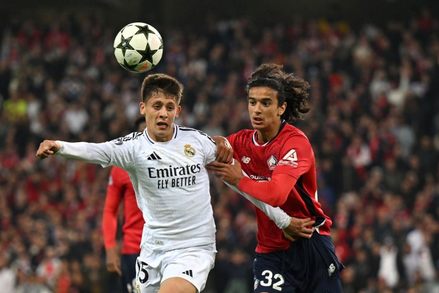 Đội chủ nhà Lille đã chơi tốt để cắt đứt mạch bất bại của Los Blancos. Ảnh: Real Madrid