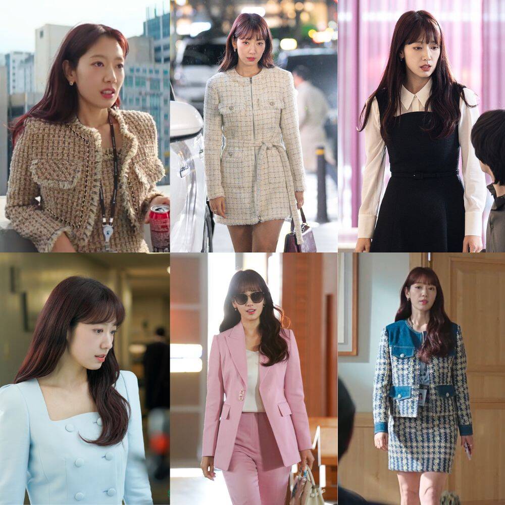 Phong cách thời trang của Park Shin Hye trong vai thẩm phán ác quỷ. Ảnh: Nhà sản xuất