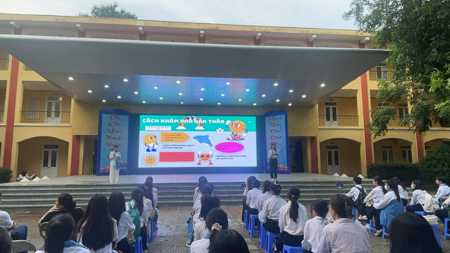 Học sinh dự chuyên đề "Cách khám phá bản thân" để nâng cao kỹ năng sống. soc-1-5324-4209.jpg