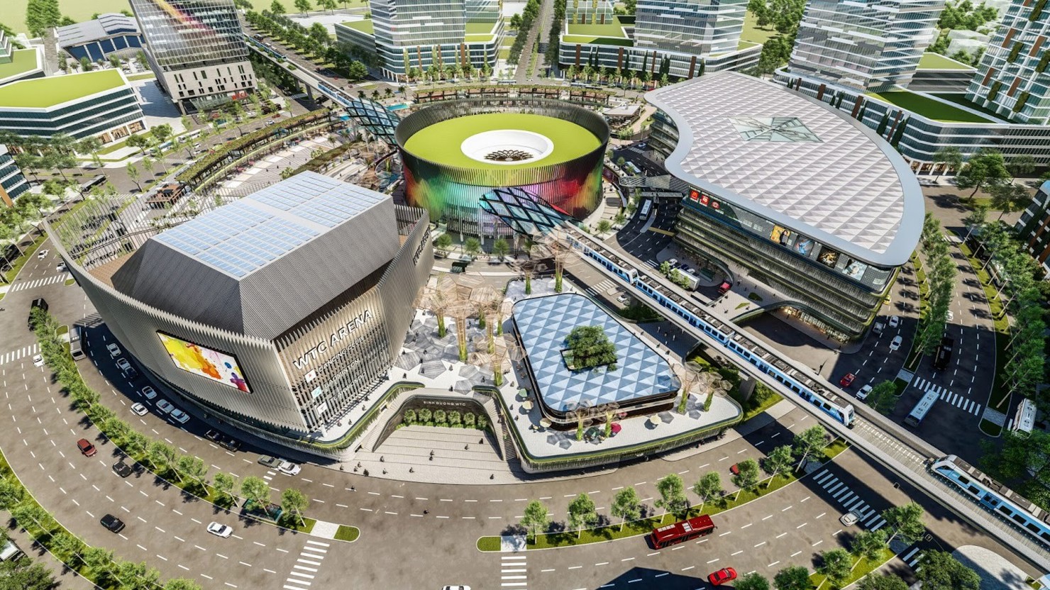 Khu phức hợp WTC Gateway có diện tích lên đến 168.000 m2.