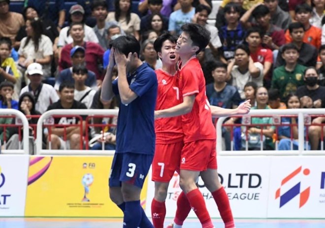 Tuyển futsal Việt Nam thắng Thái Lan sau 10 năm