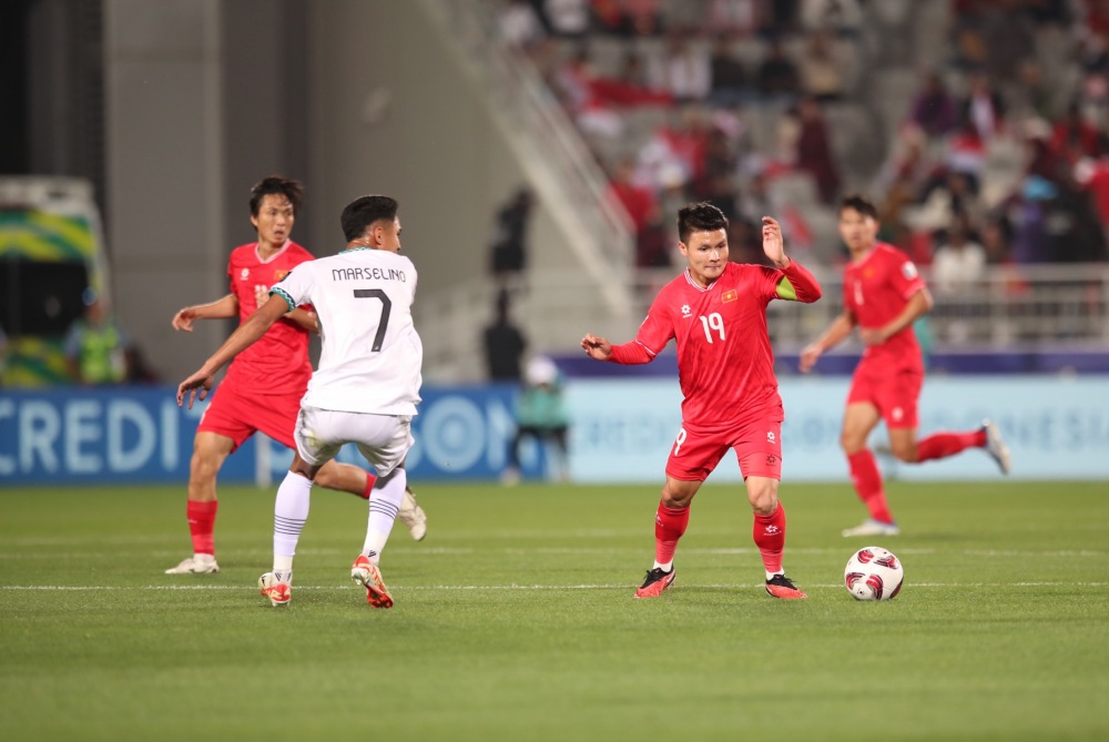 Tuyển Việt Nam thua 3 trận trước Indonesia tại Asian Cup và vòng loại thứ 2 World Cup 2026. Ảnh: Minh Dân