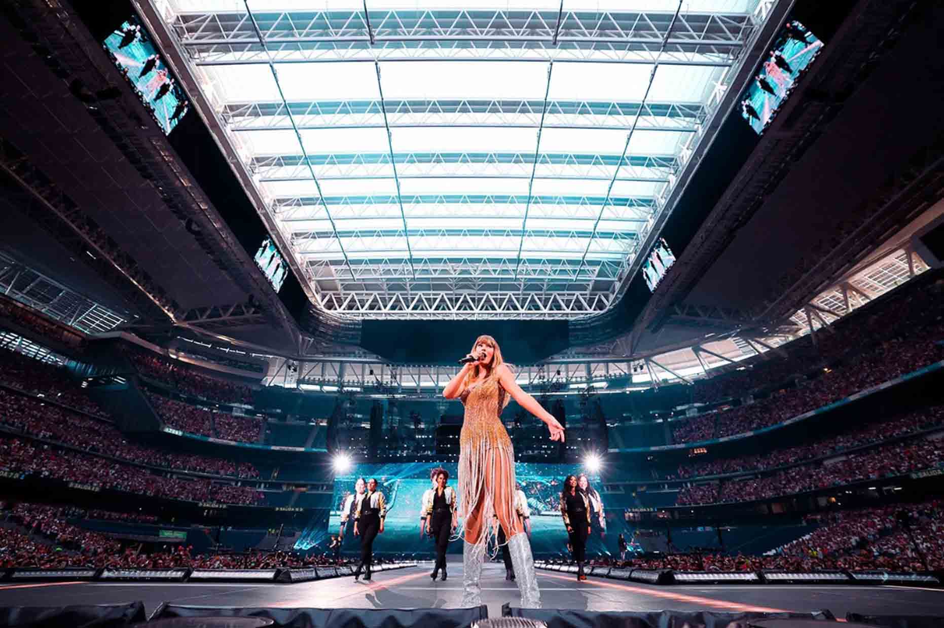 The Eras Tour của Taylor Swift được tổ chức tại sân Santiago de Bernabeu. Ảnh: Real Madrid CF
