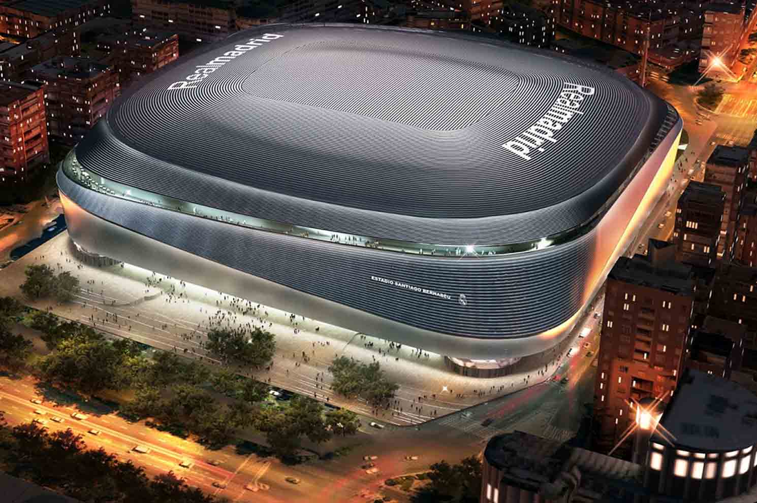 Sân Bernabeu sau khi được nâng cấp đang là nơi được rất nhiều sự kiện âm nhạc, giải trí muốn thuê làm địa điểm tổ chức. Ảnh: Real Madrid CF