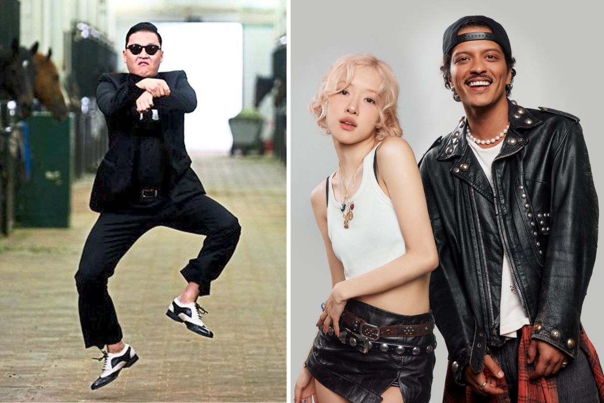 Có khán giả cho rằng, “Gangnam Style” của PSY và “APT.” của Rosé kết hợp Bruno Mars thực sự là những bản hit toàn cầu. Ảnh: Naver