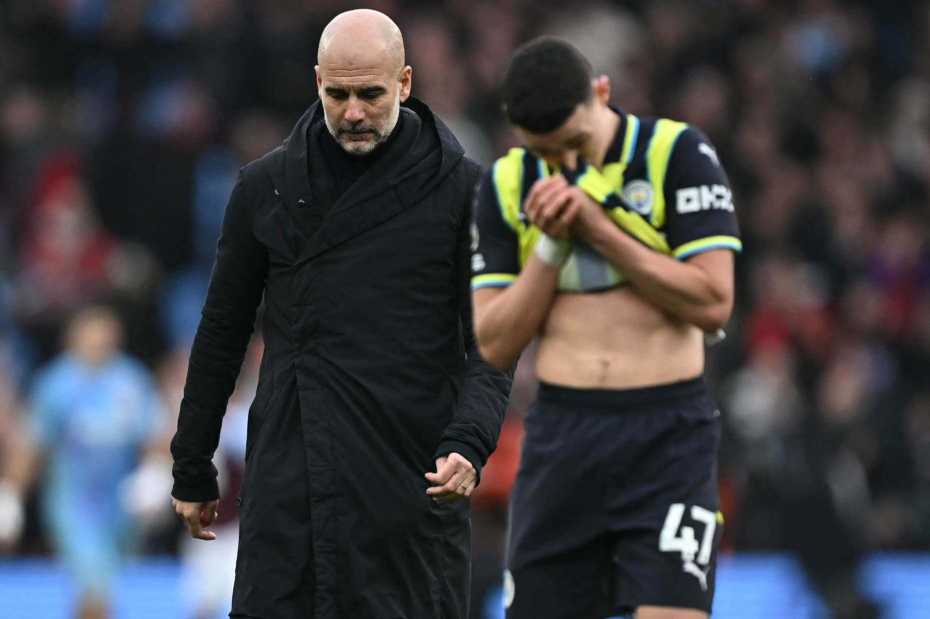 Man City lại thất bại như rất nhiều trận đấu gần đây. Ảnh: AFP