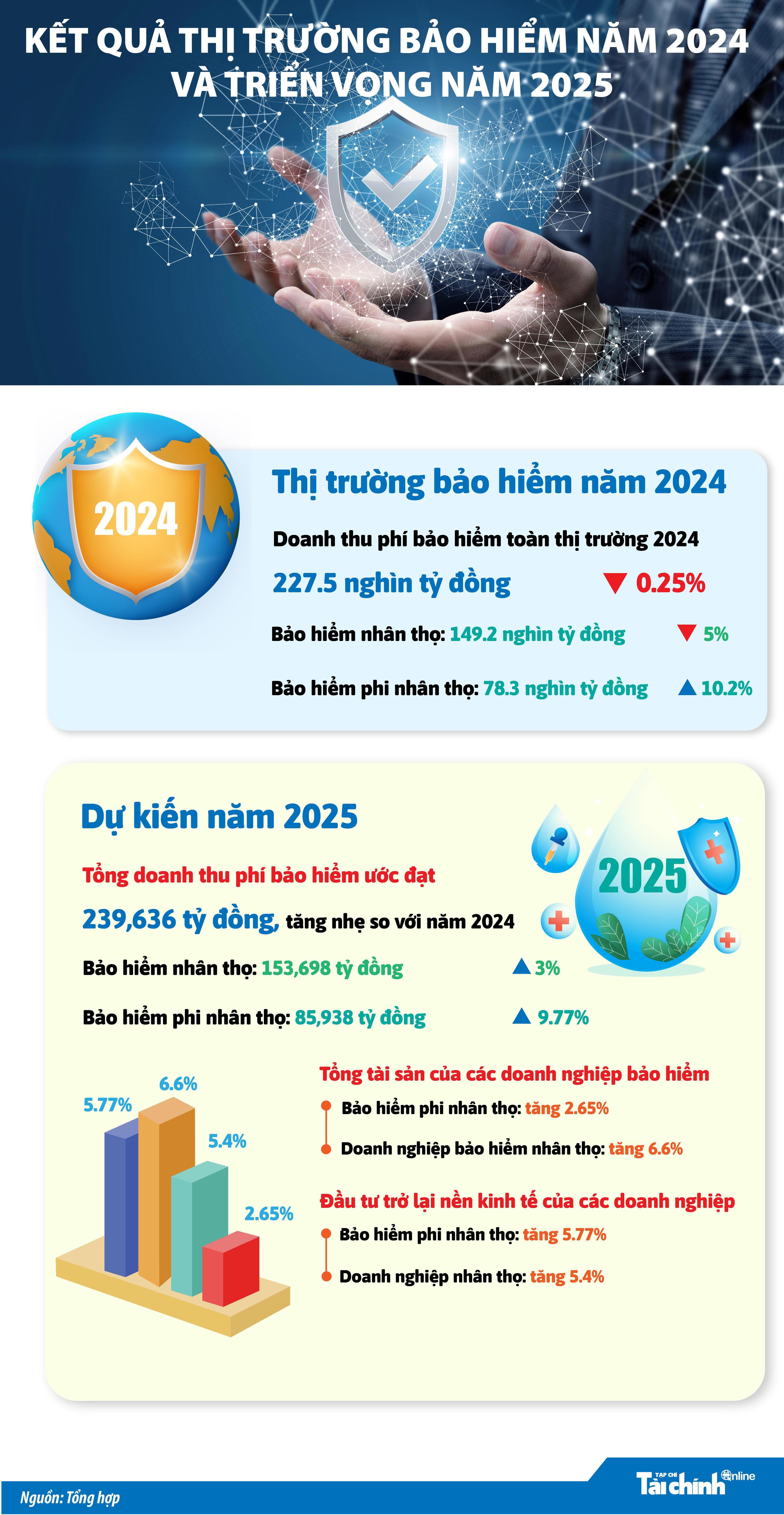 Tình hình thị trường bảo hiểm năm 2024 và triển vọng năm 2025 - Ảnh 1