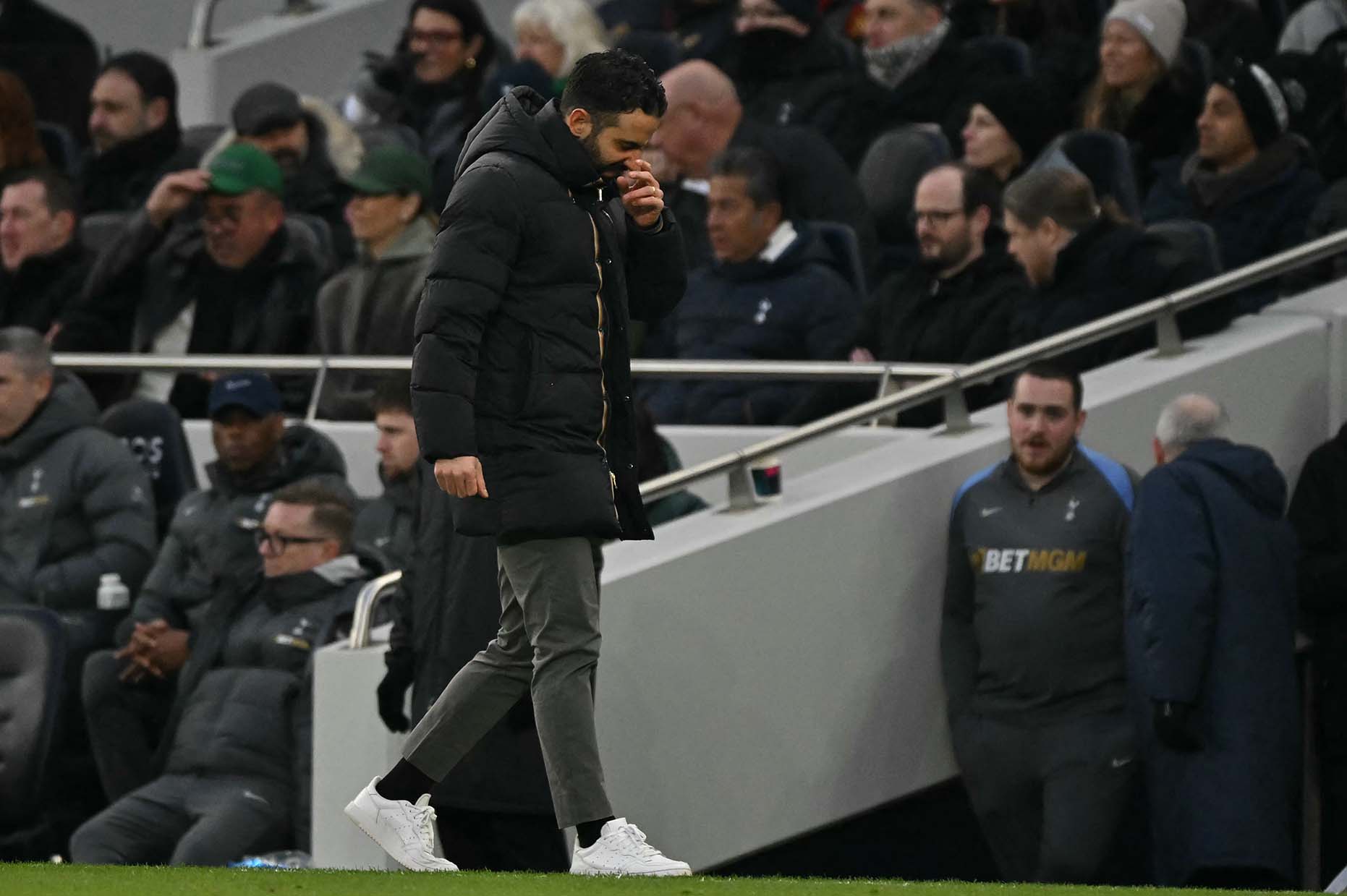Ruben Amorim có khả năng nhưng chưa đủ để vực dậy Man United trong mùa giải này. Ảnh: AFP