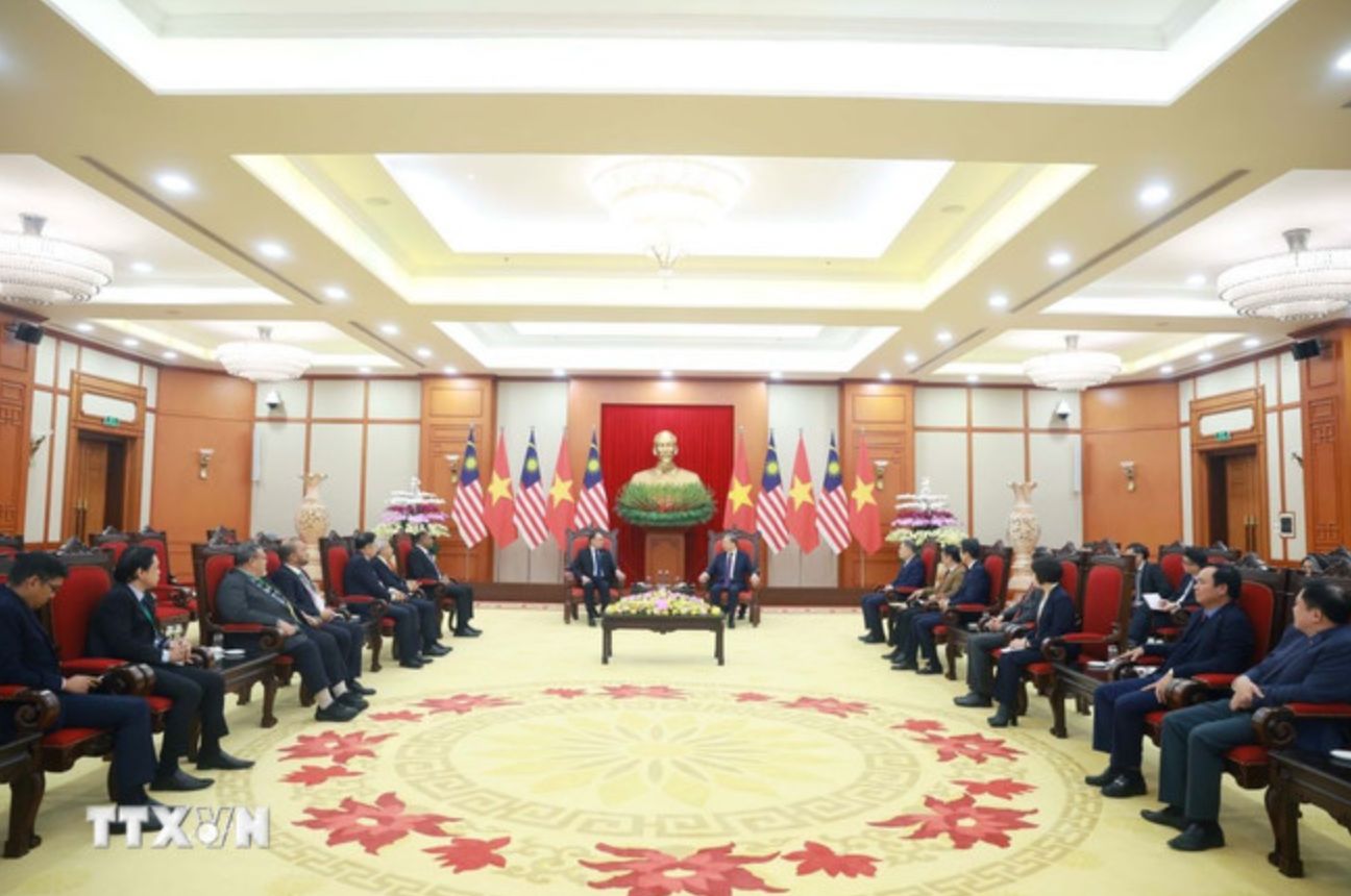 Quang cảnh buổi tiếp. Ảnh: TTXVN