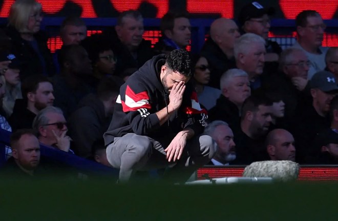 Man United đang có thành tích tệ nhất kỉ nguyên Premier League dưới thời Ruben Amorim. Ảnh: AFP
