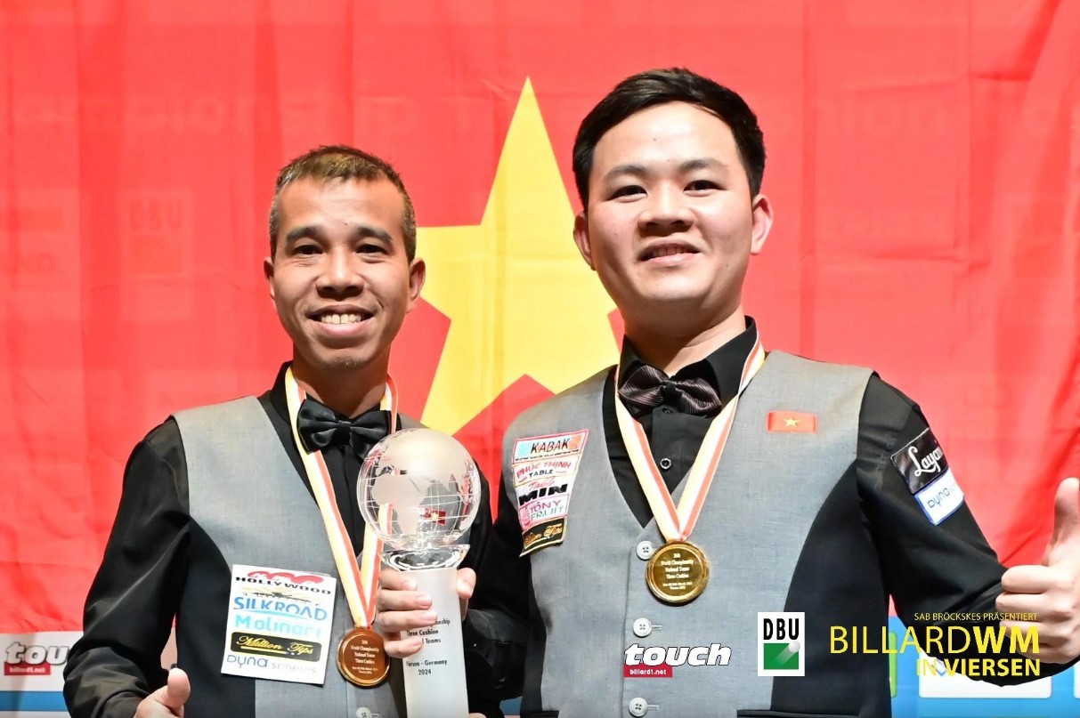 quyet chien va phuong vinh ve nhi giai carom 3 bang dong doi the gioi hinh 1