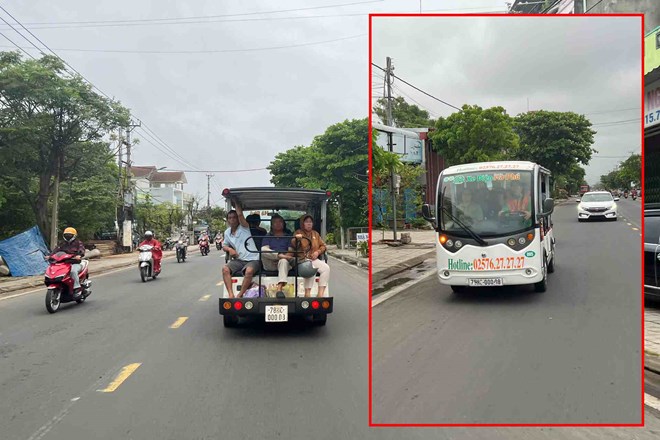 Xe điện du lịch ở Phú Yên chạy chui, phớt lờ lệnh cấm
