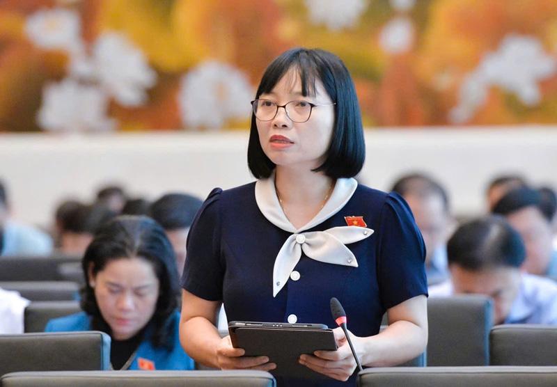 Đại biểu Quốc hội Nguyễn Thị Việt Nga (đoàn Hải Dương). Ảnh: Việt Nga
