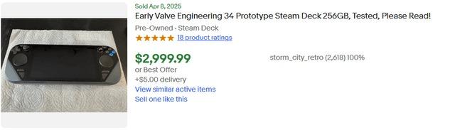 Một phiên bản Steam Deck kỳ lạ được rao bán trên eBay với giá 78 triệu VNĐ- Ảnh 2.