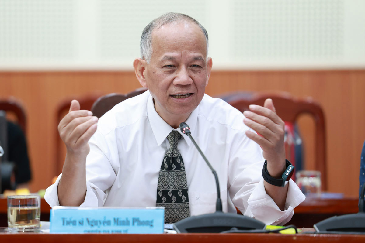 TS. Nguyễn Minh Phong - chuyên gia kinh tế đề xuất triển khai đồng bọ nhóm giải pháp tài chính – chính sách.