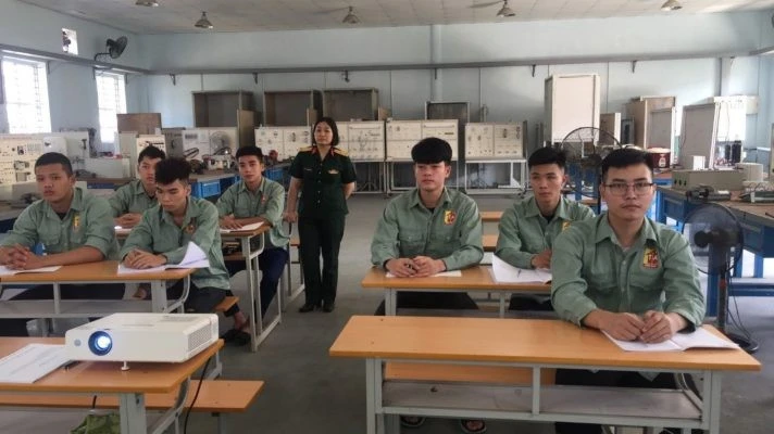 Học viên Trung tâm Giáo dục nghề nghiệp Thành An (Hà Nội). Ảnh: ITN.