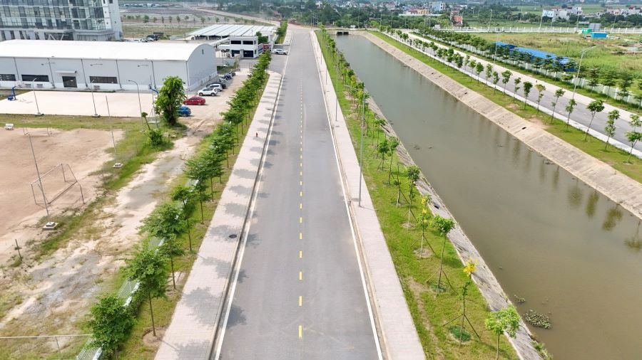 Đươngf nội bộ trong KCN Liên Hà Thái, tỉnh Thái Bình