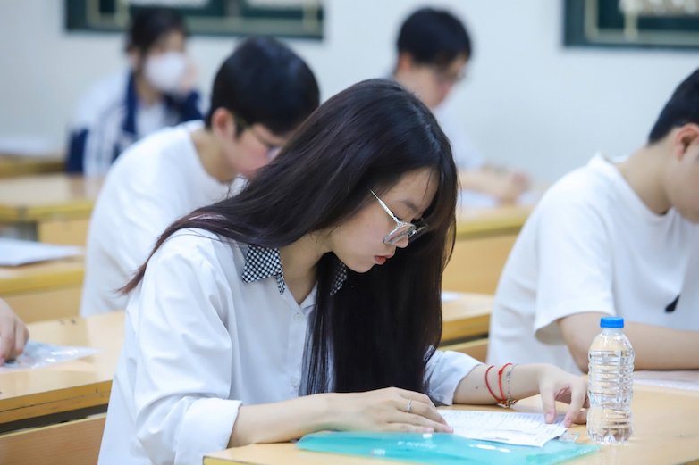 Thí sinh tham dự kỳ thi tốt nghiệp THPT năm 2025. Ảnh: Vân Trang